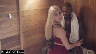 Black Hot Blonde can't resist sister's boyfriend's BBC