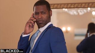 Black Stunning beauty Milena seduces sexy landlord