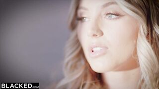 Black Curvy Blonde Kayley spots the man of her fantasies
