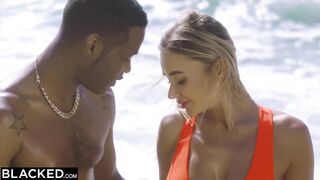 Black Sexy Blonde Venera gets DPed by 2 huge BBCs
