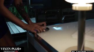 Black Gorgeous BBC Loving Con Artist Agatha Vega Seduces Her Next Project