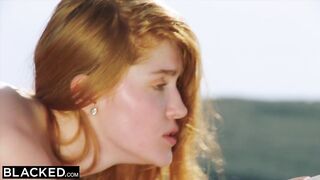 Black BBC Craving Red Head Gets Dominated On Vacation