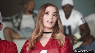 Black Molly Little Gets Passed Around In 6-BBC Gangbang