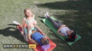 Yoga Teacher Brandy Renee Wants Nothing More Than To Be Stretched By Damion's Big Fat Cock - Sexy