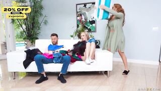 Laundry Stuck Double Fuck.Richelle Ryan, Lilly Bell Hot