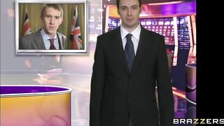 UK prime minster blackmailed into fucking with big-tit Emma Butt