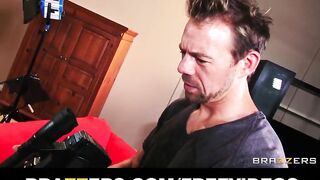 Brooklyn Chase makes an audtition tape to be a pornstar